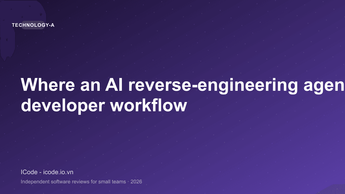 Where an AI reverse-engineering agent fits in a developer workflow