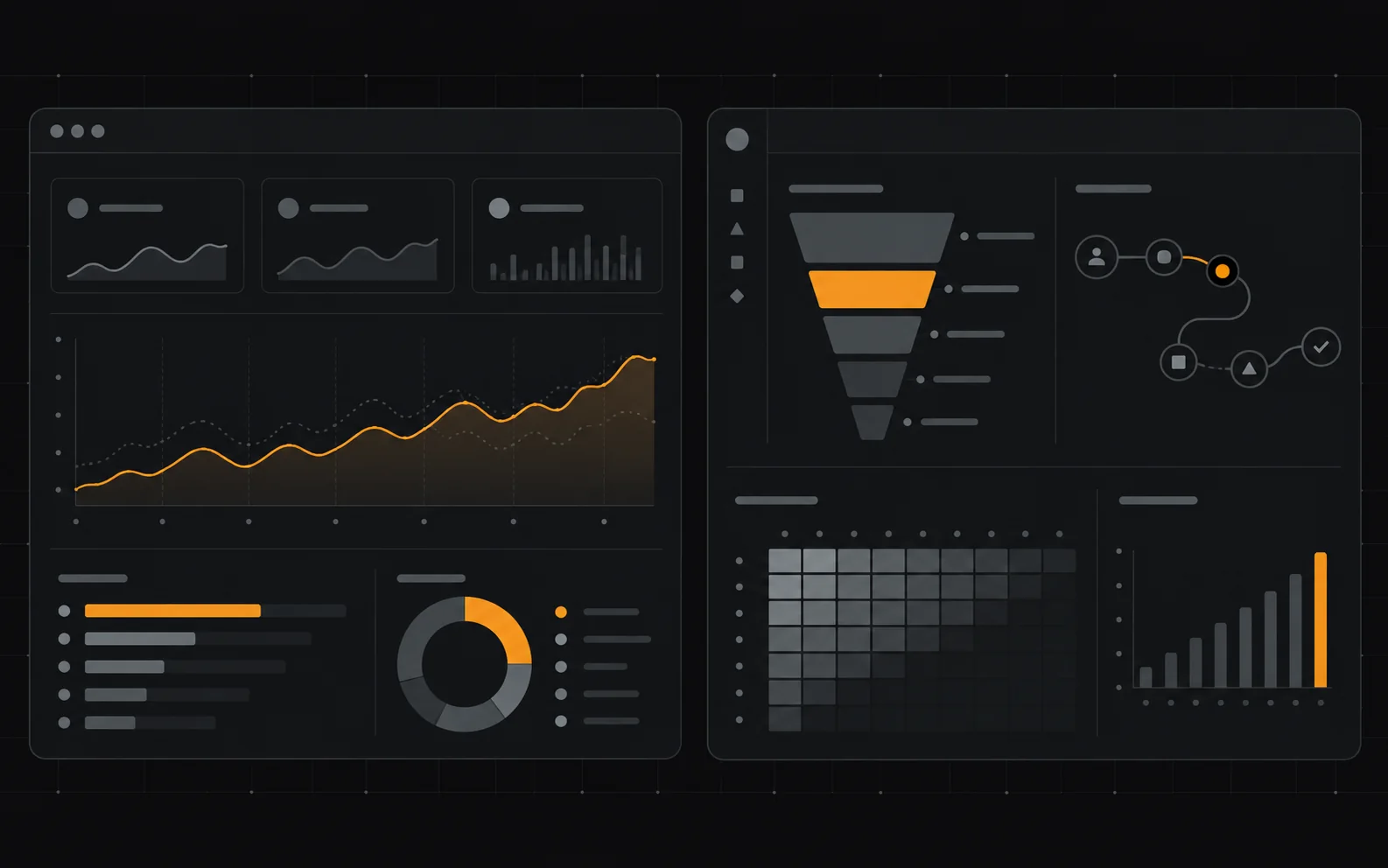 analytics - comparison illustration