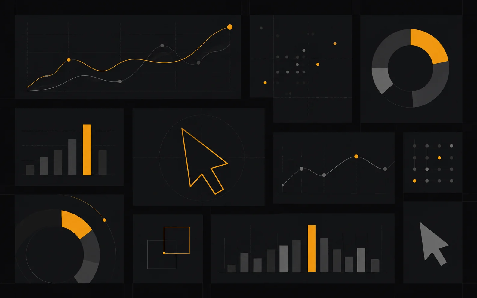 analytics - editorial illustration