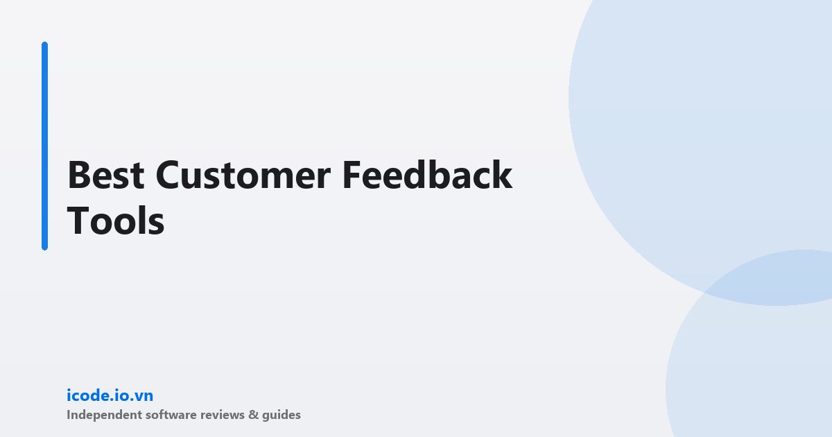 Best customer feedback tools