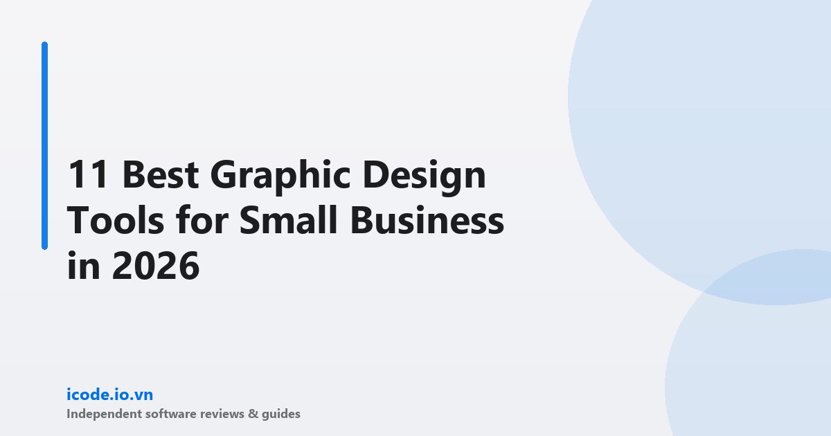 Best graphic design tools small business