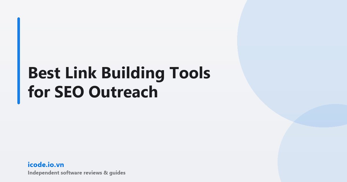 Best link building tools