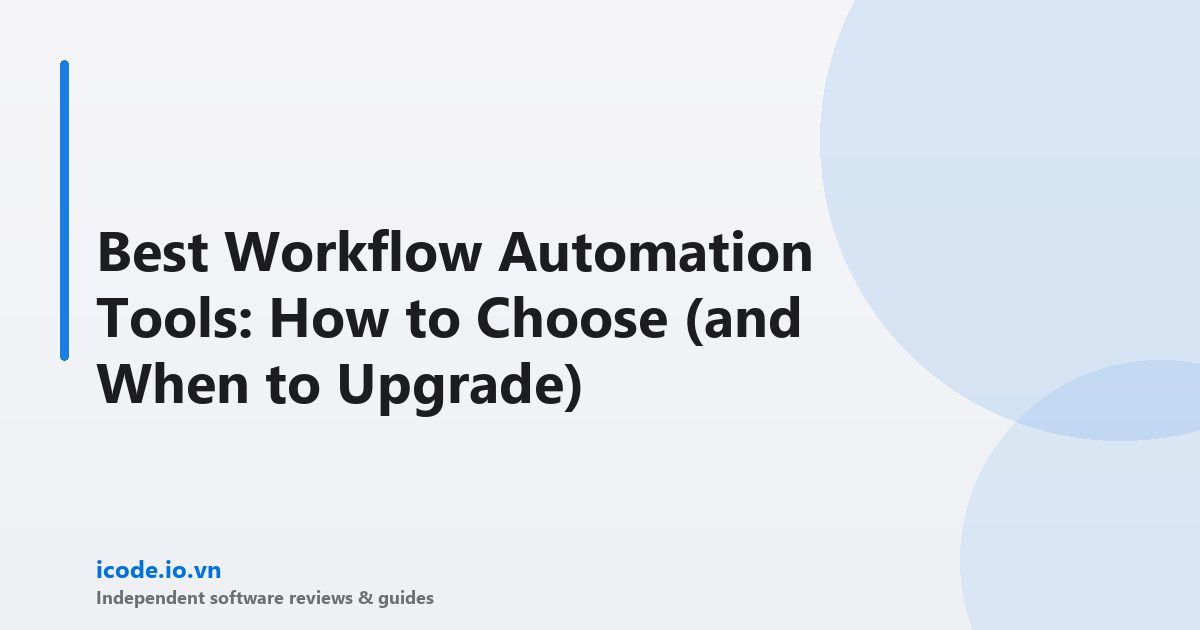 Best workflow automation tools