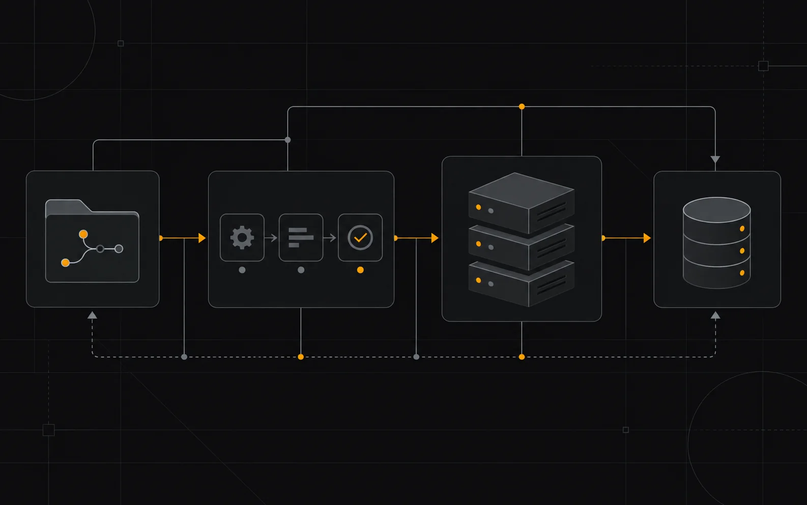 developer tools - workflow illustration