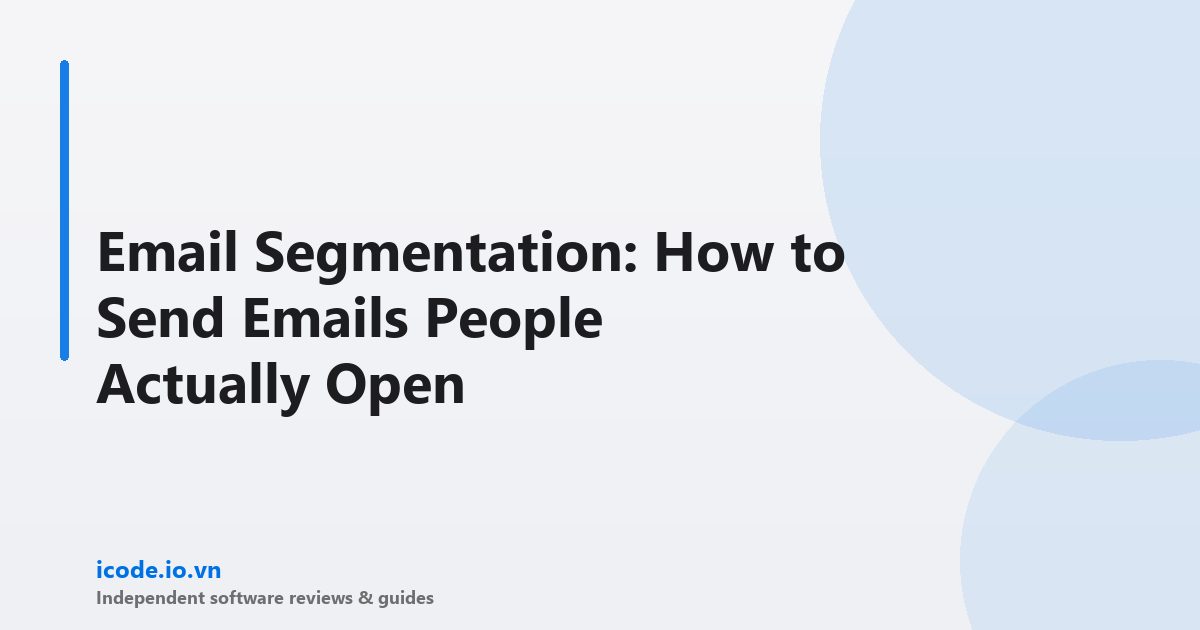 Email segmentation guide