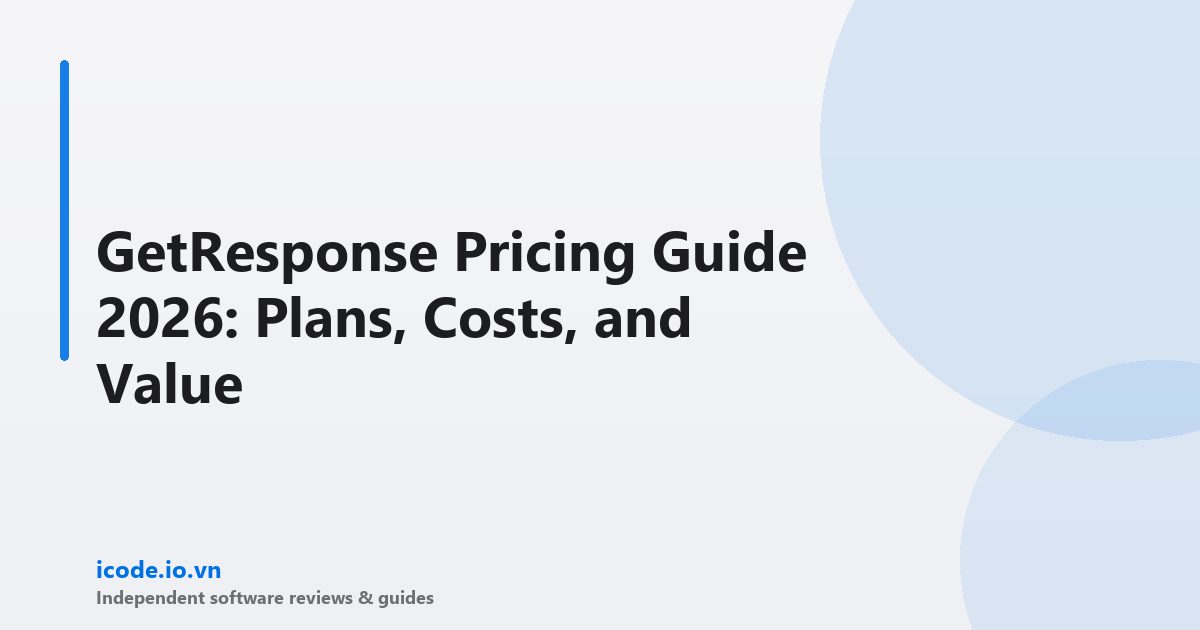 Getresponse pricing guide