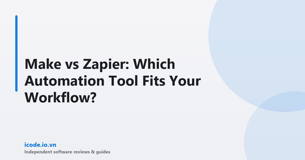 Make vs zapier
