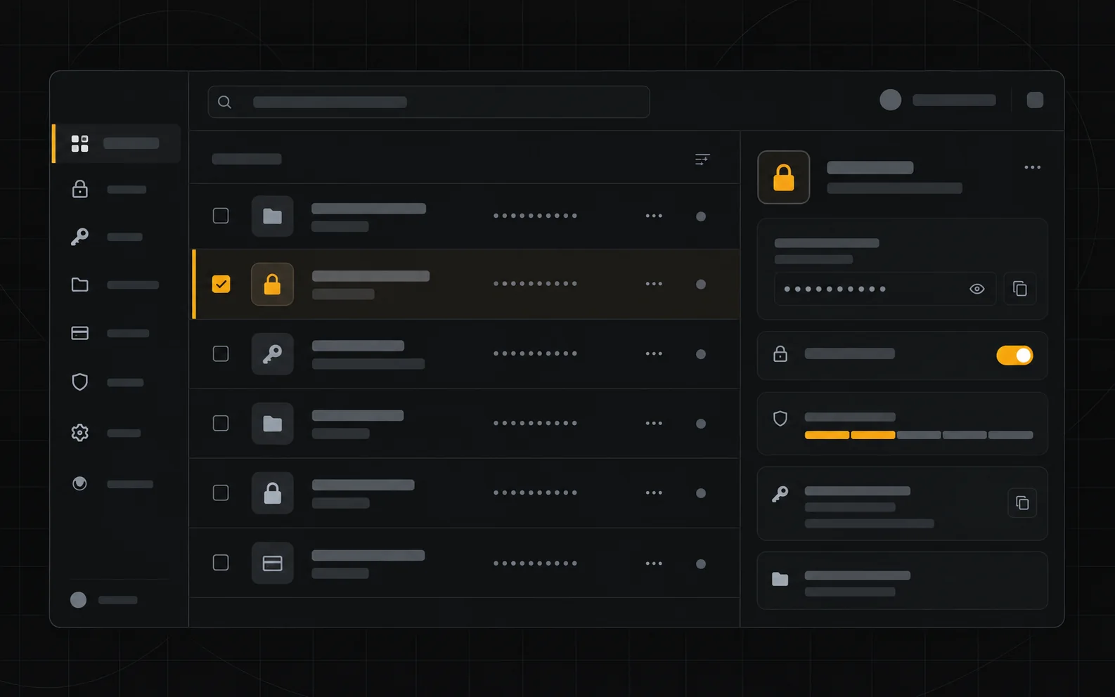 security privacy - product ui illustration