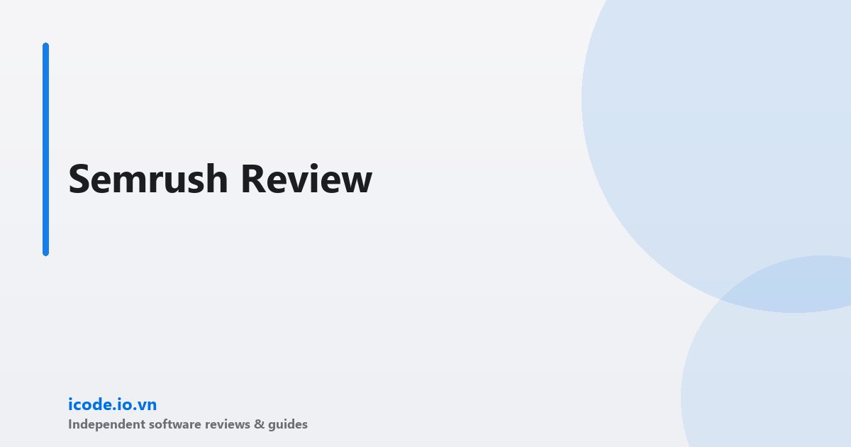 Semrush review