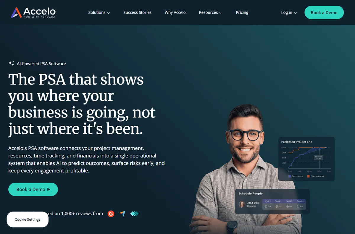 Accelo client work management platform