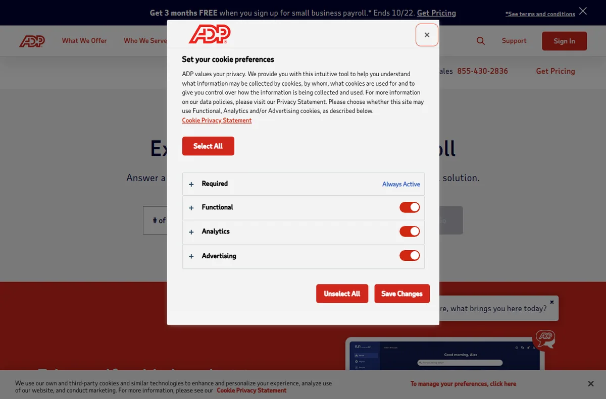 ADP payroll and HR solutions
