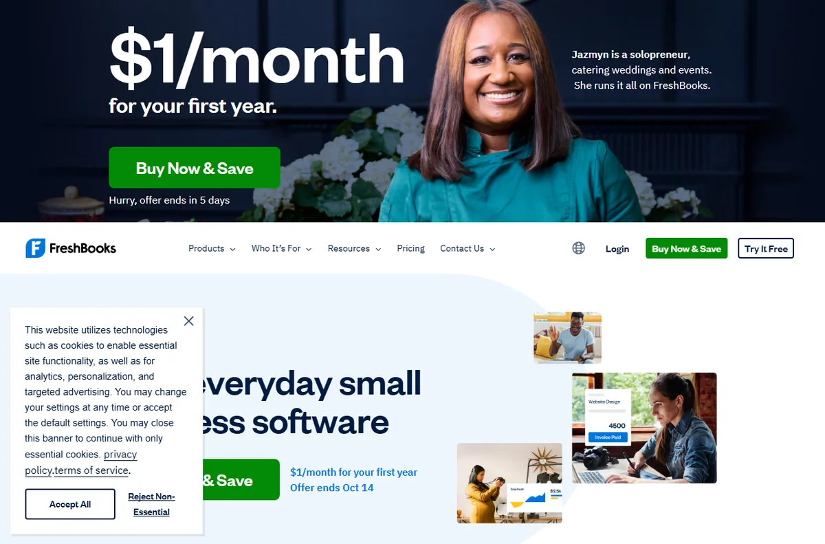 FreshBooks screenshot