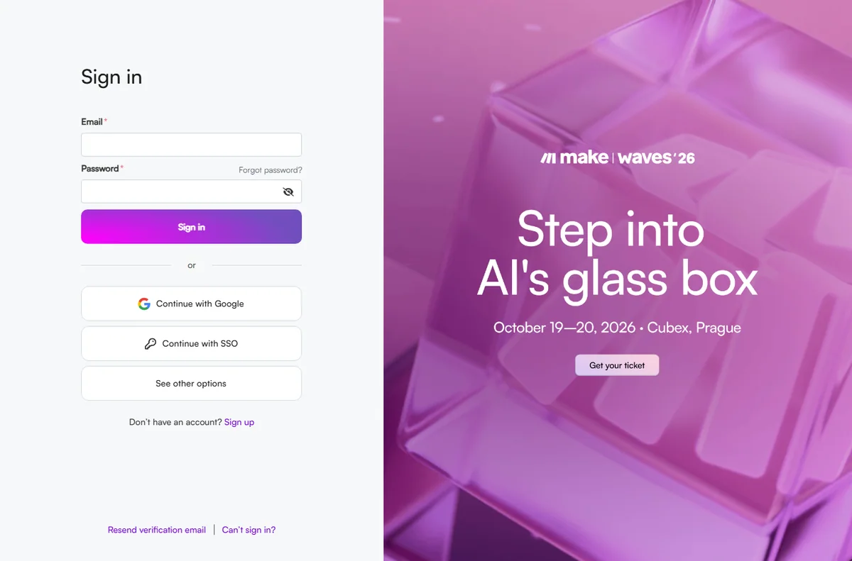 Make login page