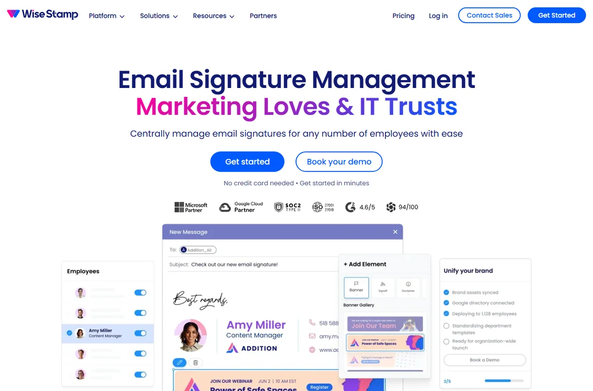 WiseStamp email signature generator