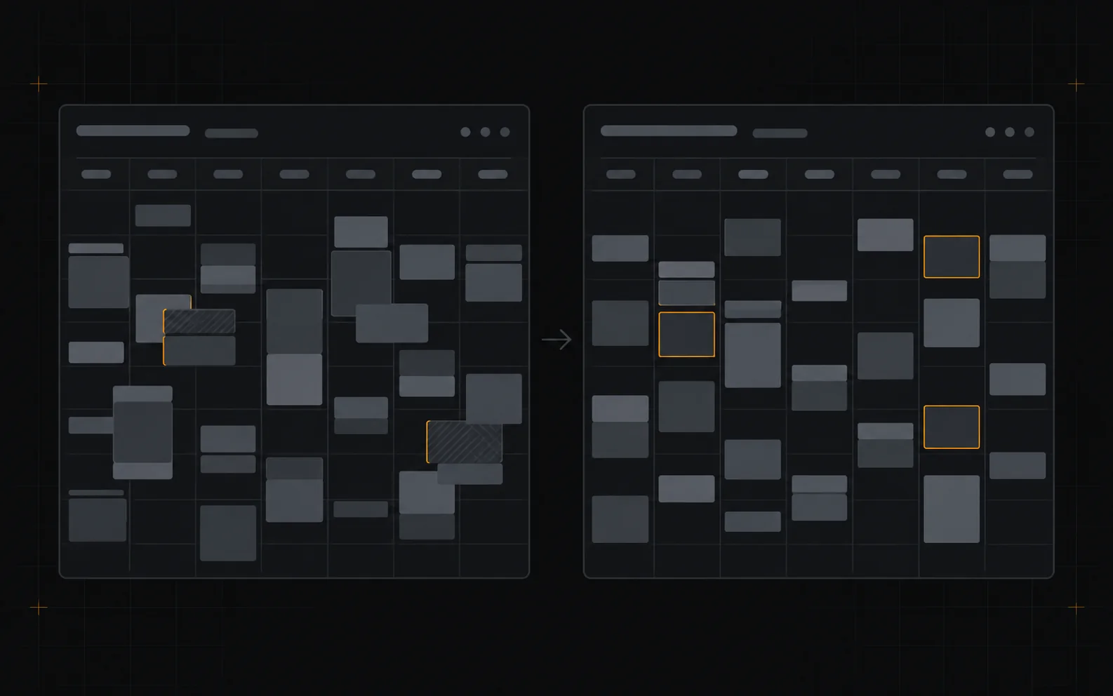 social creative - comparison illustration