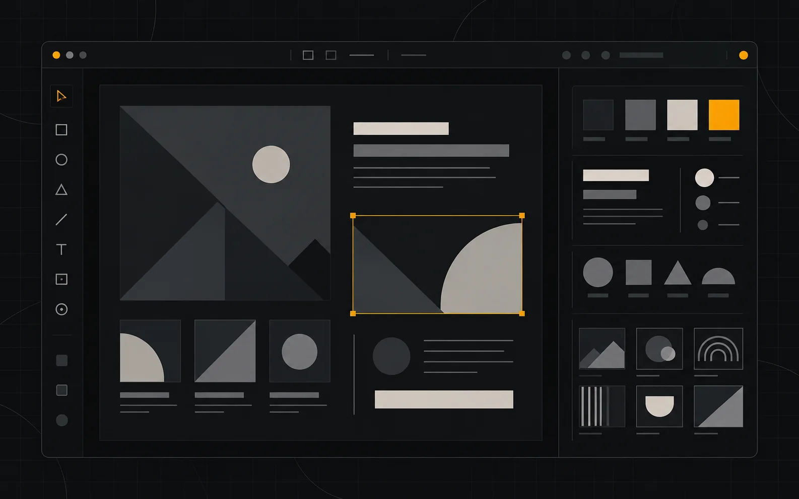 social creative - product ui illustration