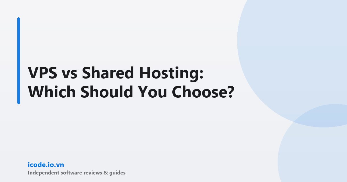 Vps vs shared hosting