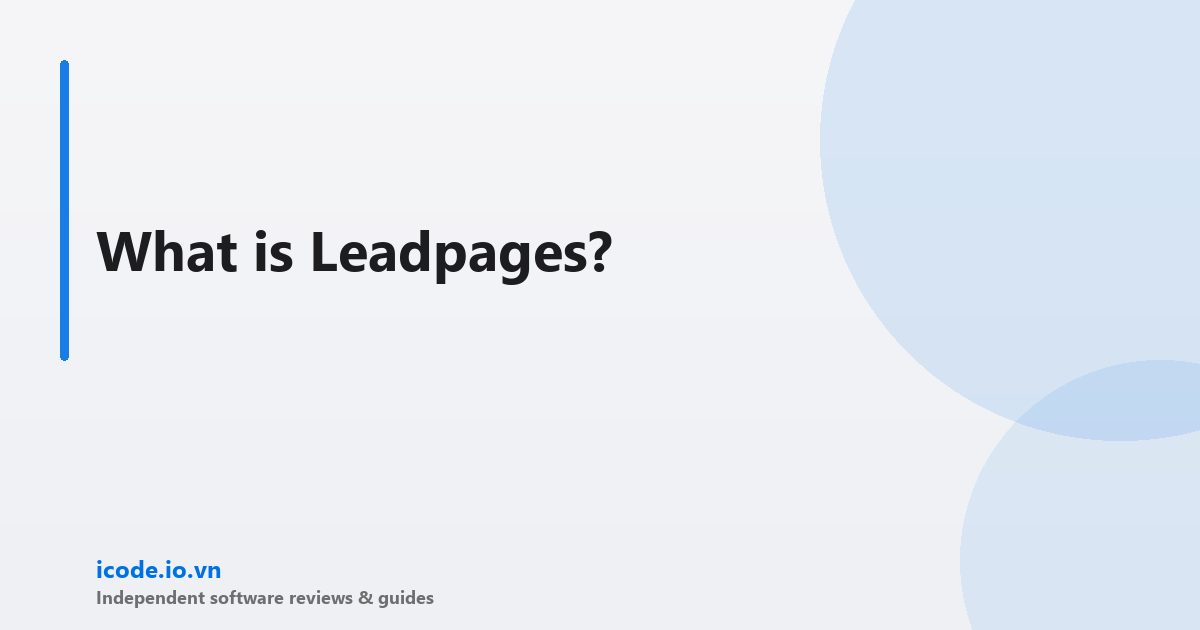 What is leadpages