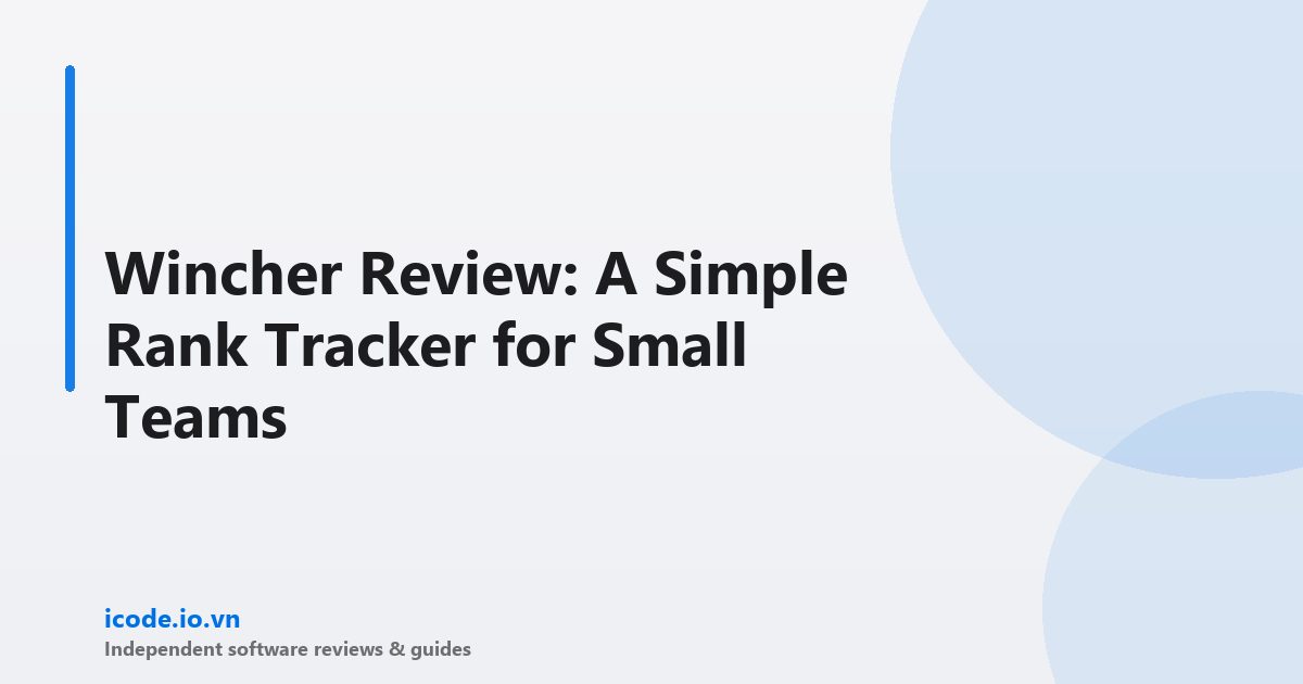 Wincher review