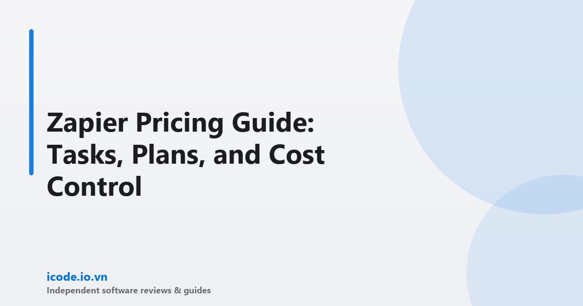 Zapier pricing guide